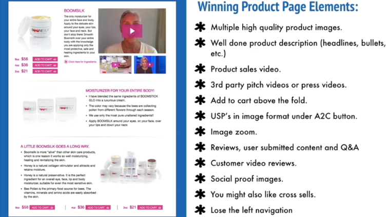 Ecommerce video course Video 5 – Offer Pages